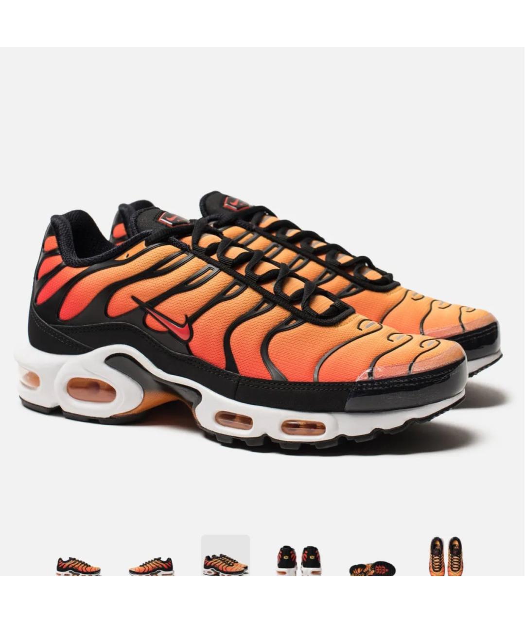 NIKE Оранжевое кроссовки, фото 3