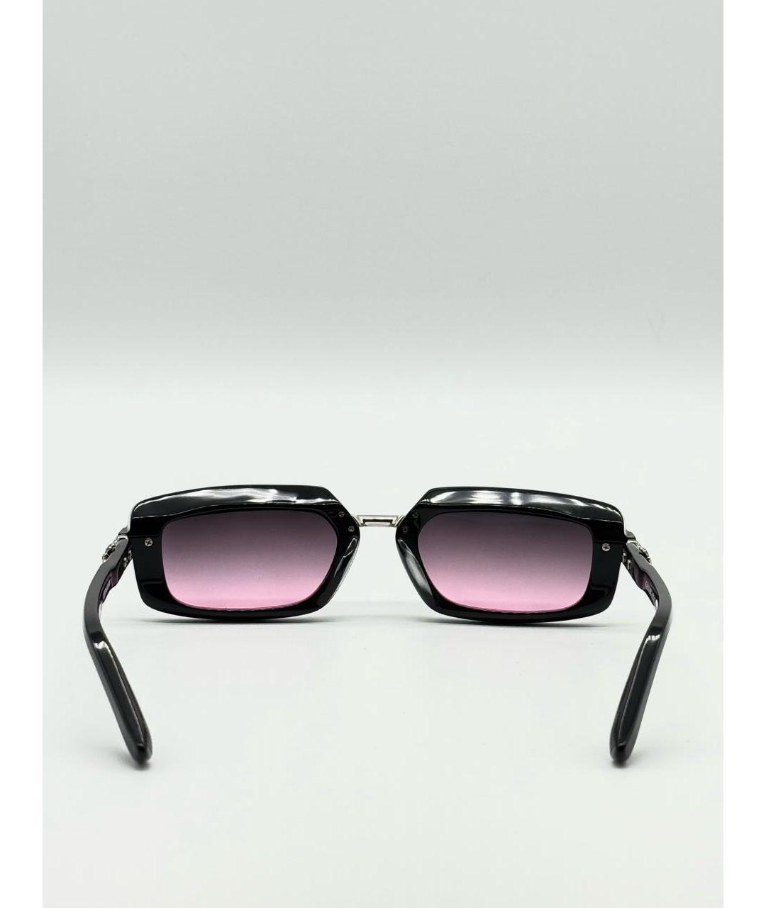 CHROME HEARTS Черные пластиковые солнцезащитные очки, фото 3