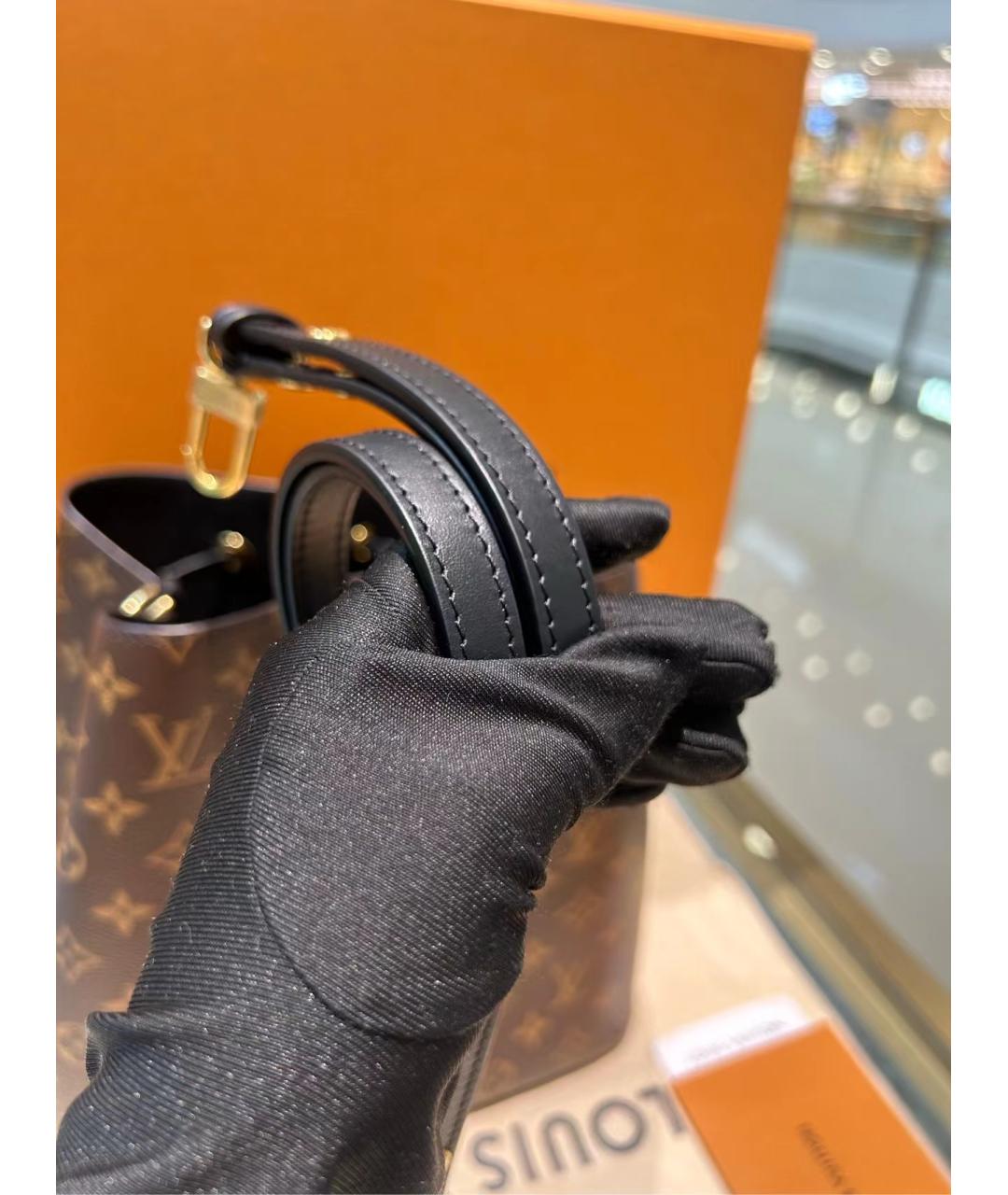LOUIS VUITTON Коричневая сумка через плечо, фото 6
