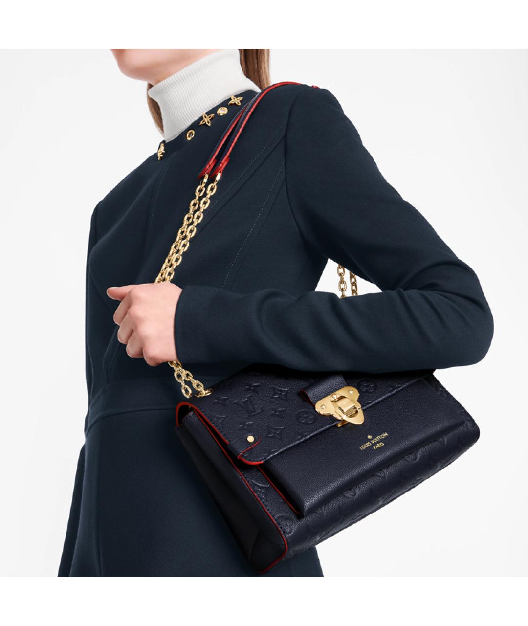 LOUIS VUITTON Темно-синяя сумка через плечо, фото 6
