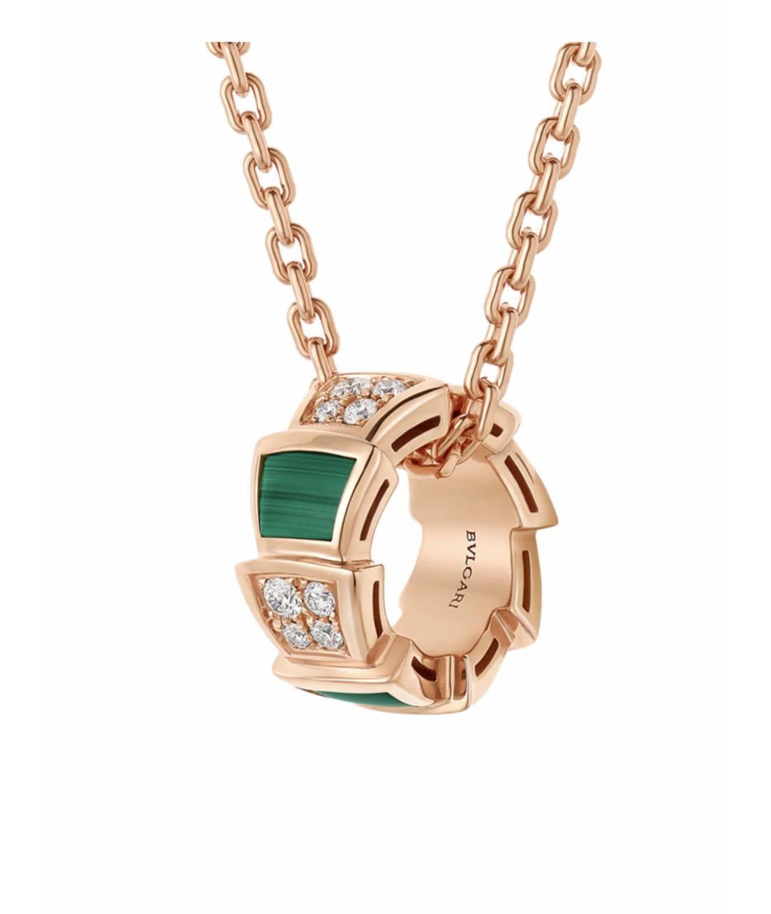 BVLGARI Золотая подвеска из розового золота, фото 1