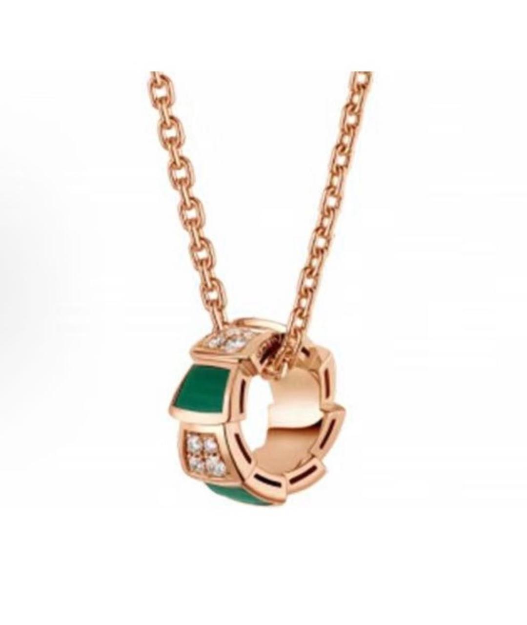 BVLGARI Золотая подвеска из розового золота, фото 2