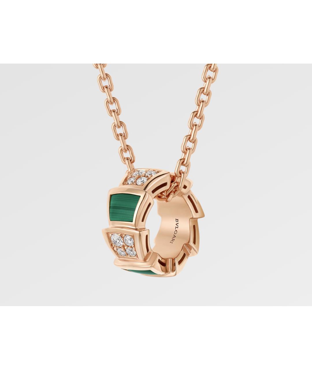 BVLGARI Золотая подвеска из розового золота, фото 7