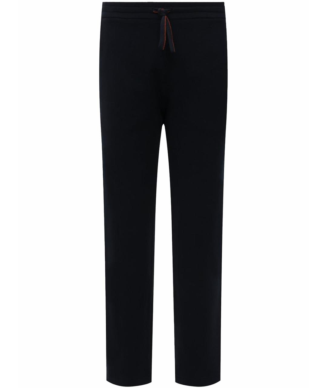 LORO PIANA Синие хлопковые повседневные брюки, фото 1