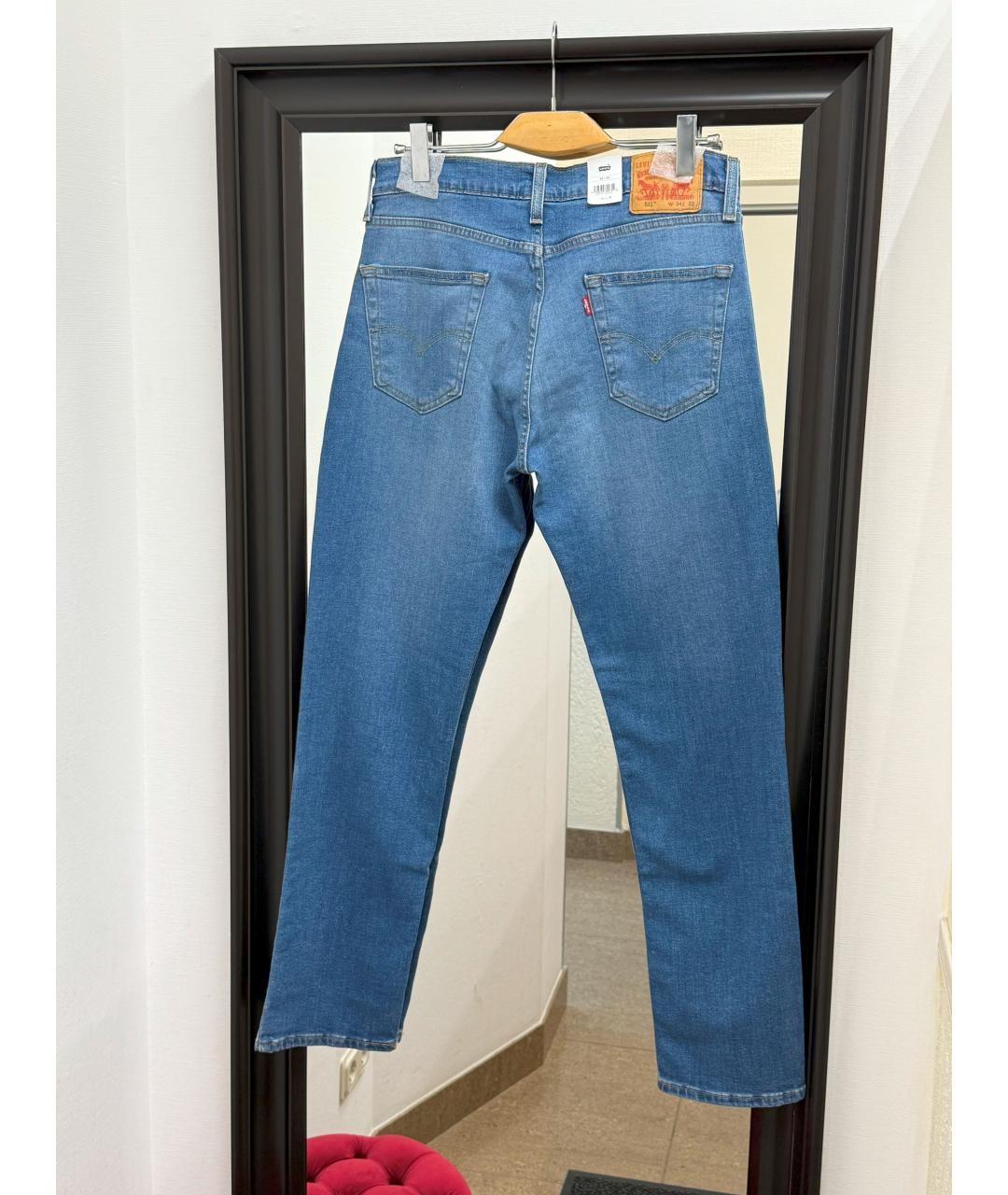 LEVI'S Голубые джинсы скинни, фото 2