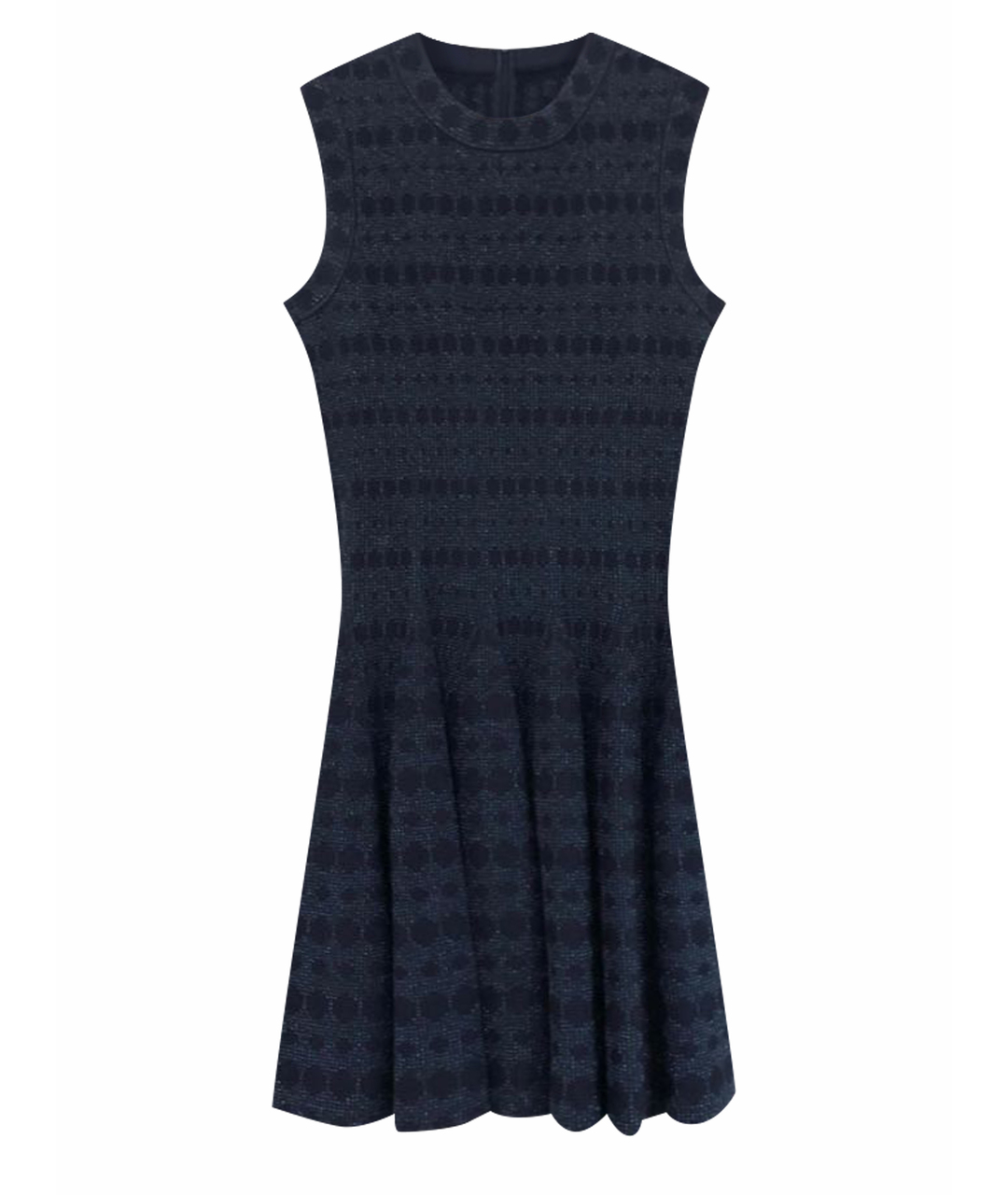 ALAIA Темно-синее шерстяное вечернее платье, фото 1