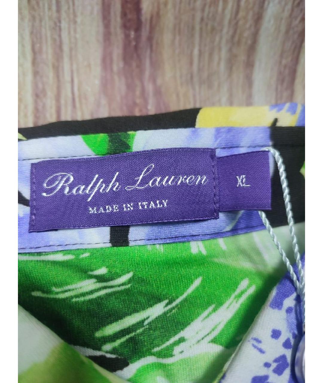 RALPH LAUREN PURPLE LABEL Мульти хлопковое поло с коротким рукавом, фото 5
