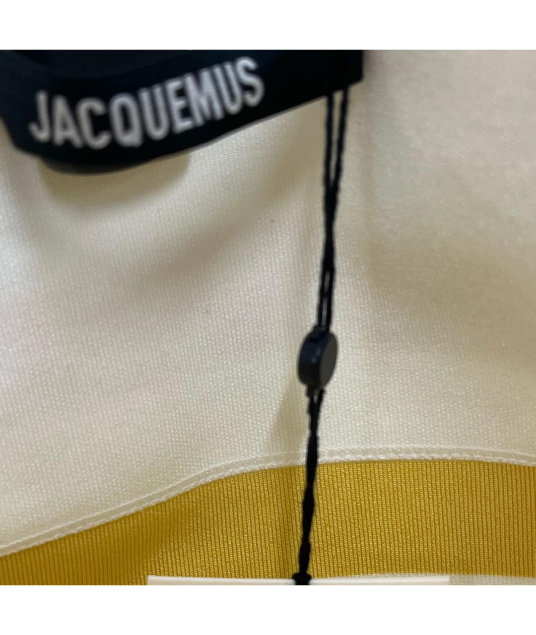 JACQUEMUS Желтая сумка тоут, фото 4