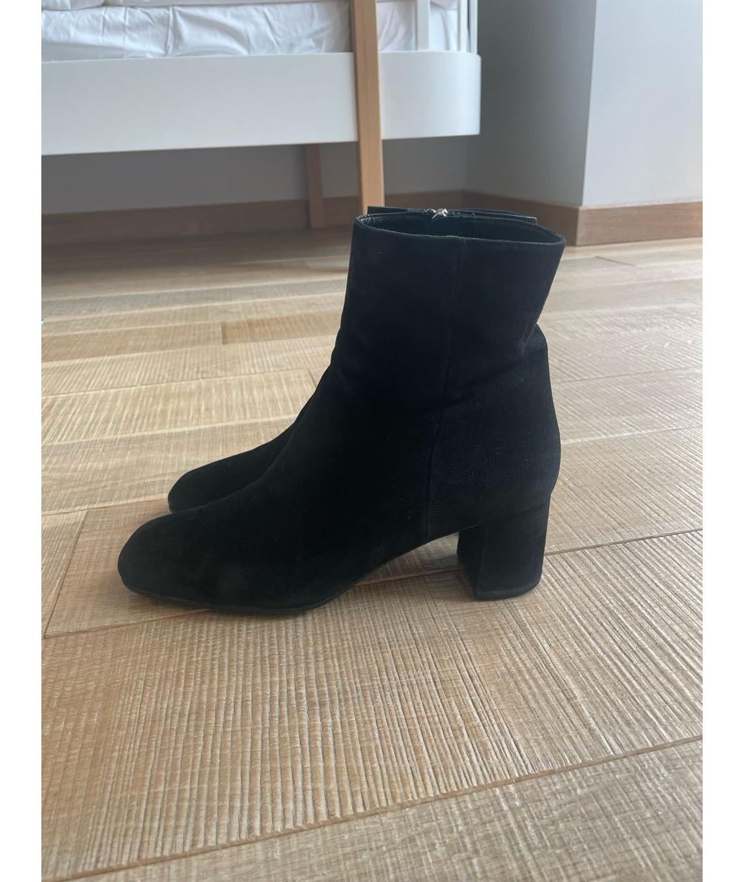 PRADA Черные нубуковые ботильоны, фото 2