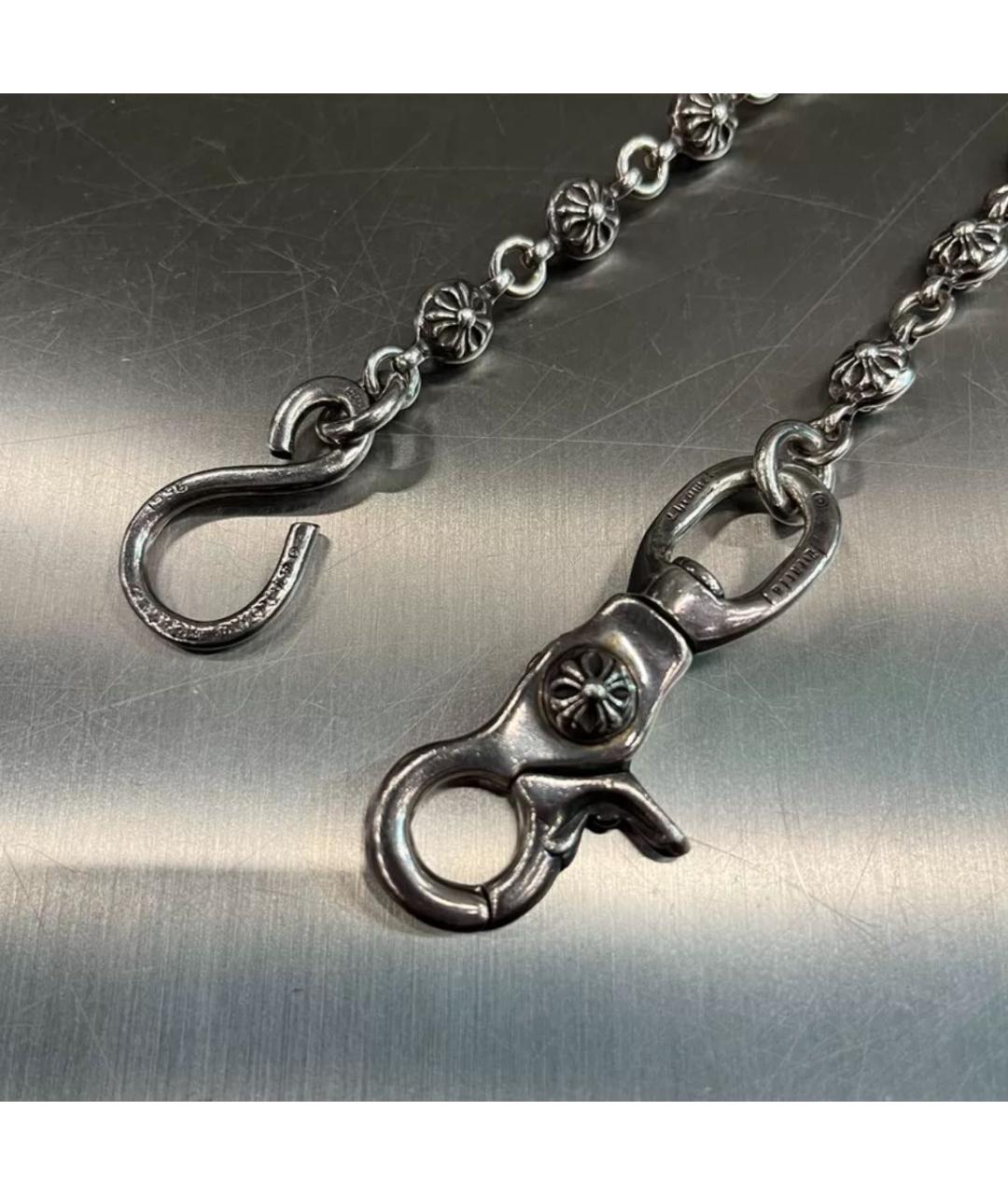 CHROME HEARTS Серебряная серебряная цепочка, фото 4
