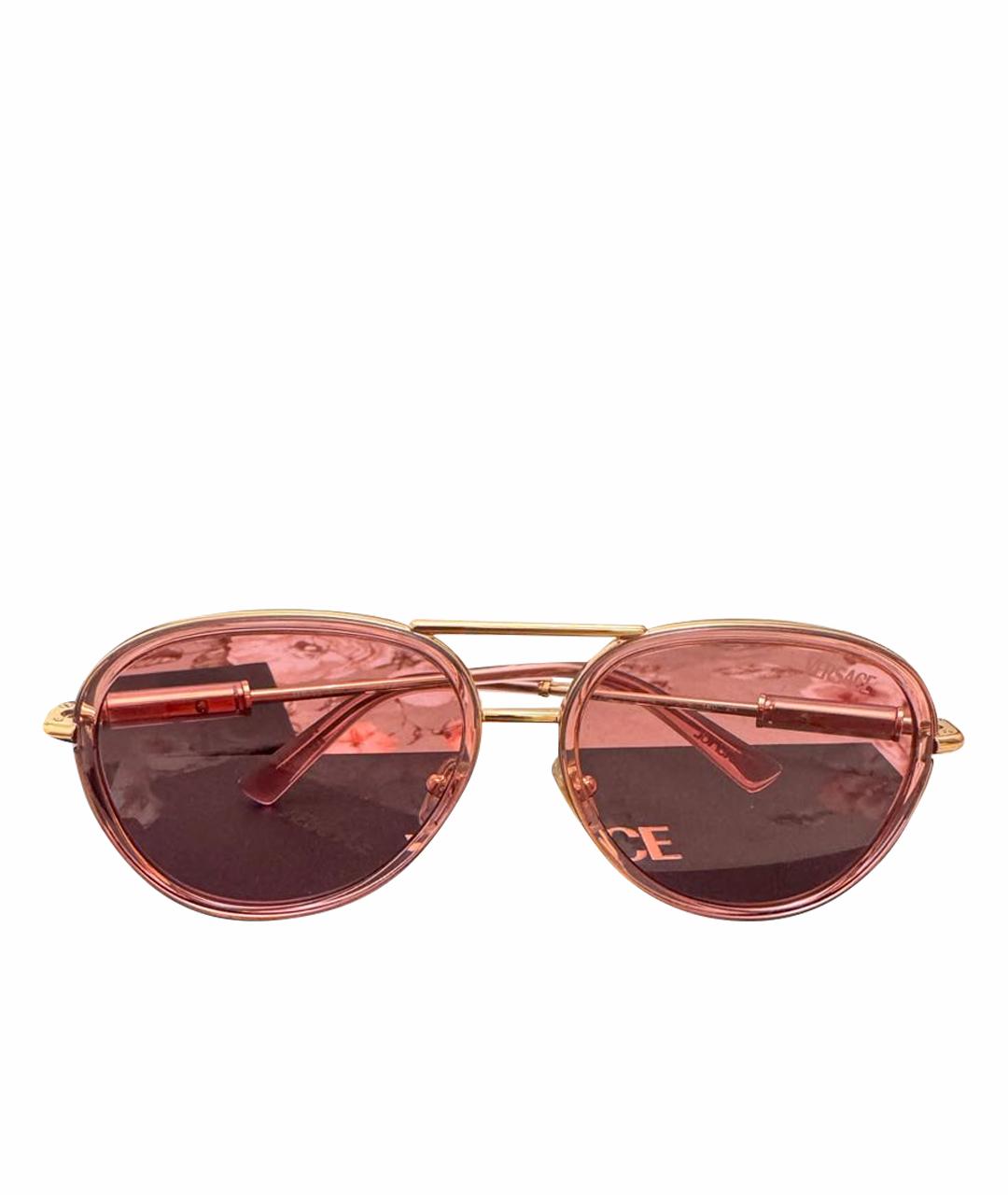 VERSACE Розовые солнцезащитные очки, фото 1
