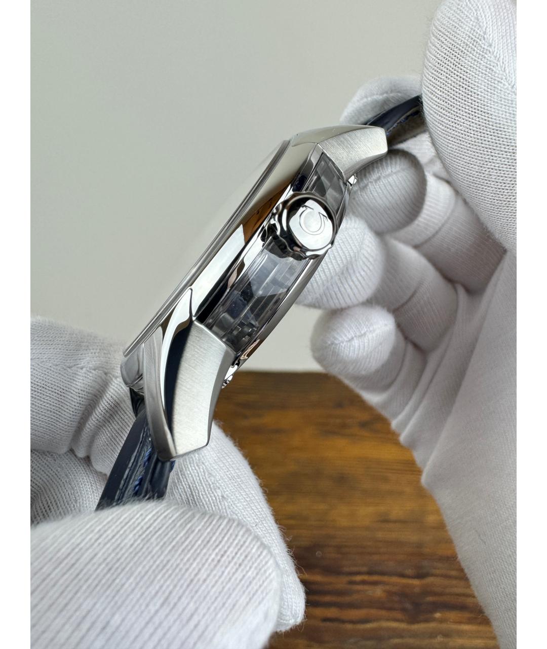 OMEGA Темно-синие часы, фото 4