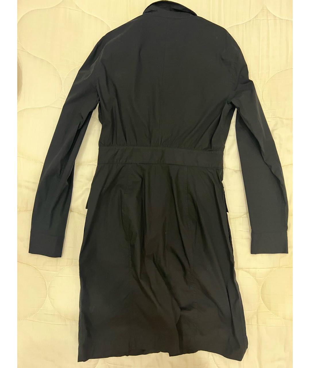 BOTTEGA VENETA Черное хлопковое повседневное платье, фото 2