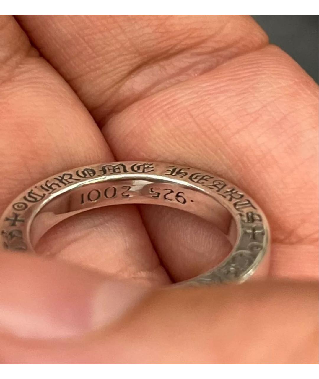 CHROME HEARTS Серебряное серебряное кольцо, фото 3