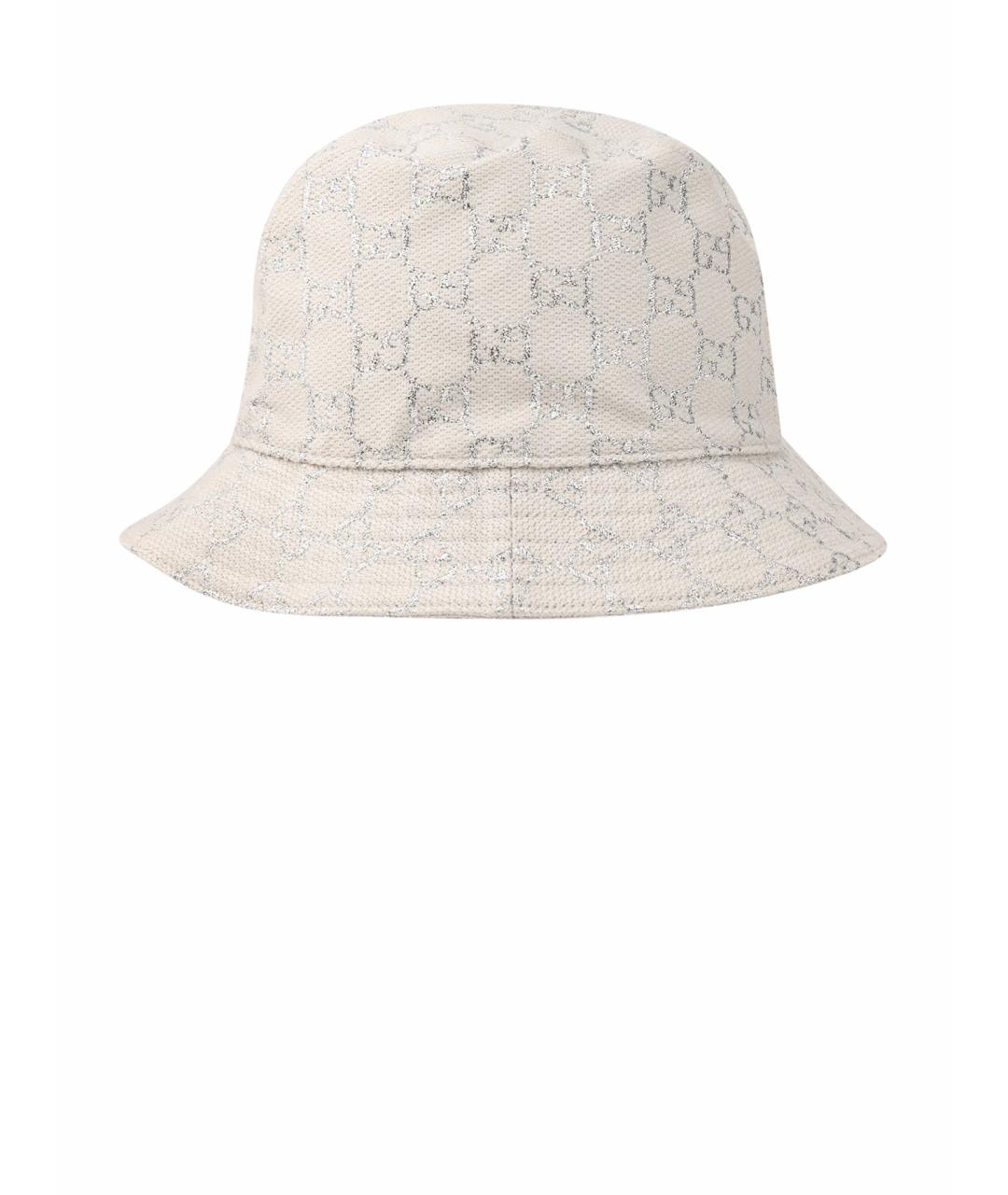 GUCCI Бежевая хлопковая панама, фото 1