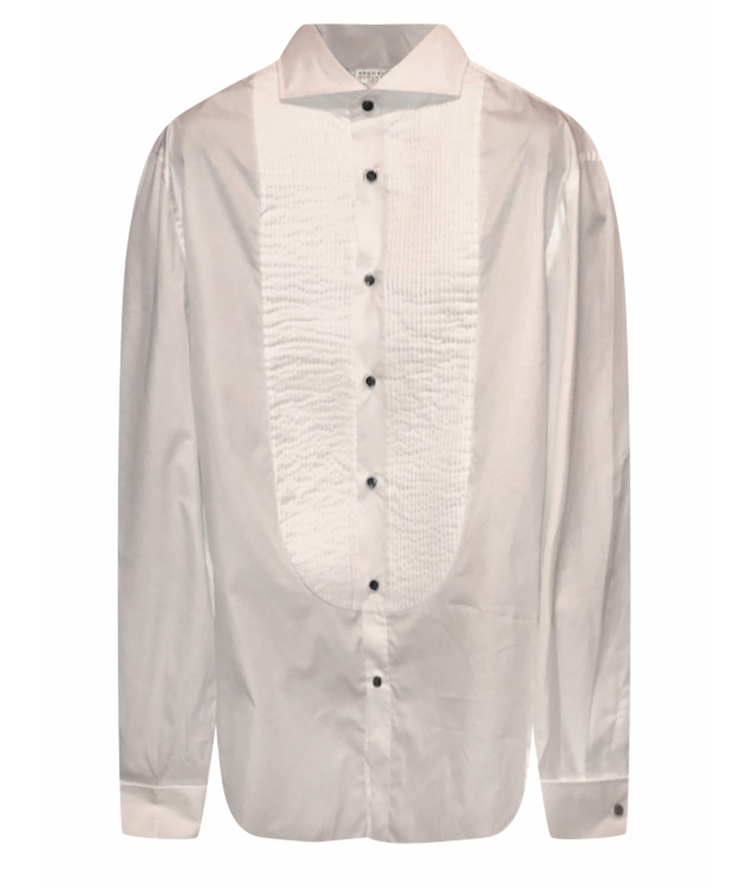 BRUNELLO CUCINELLI Белая хлопковая классическая рубашка, фото 1