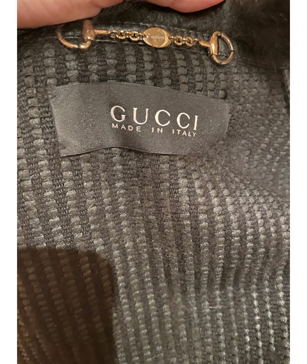 GUCCI Черная шуба, фото 5