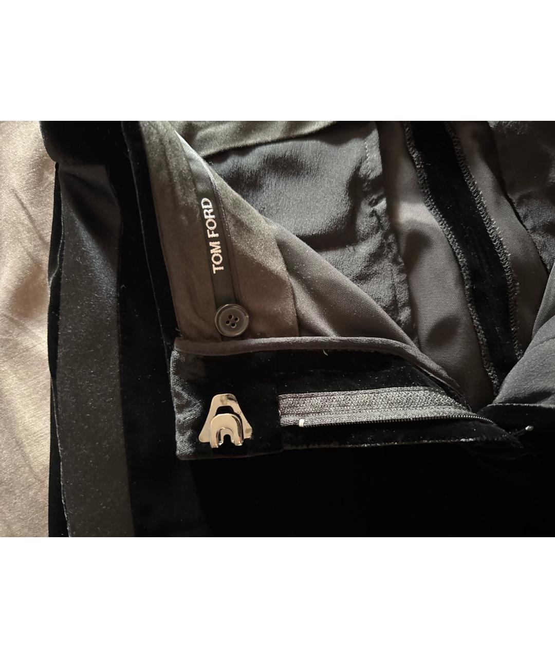 TOM FORD Черные брюки узкие, фото 6