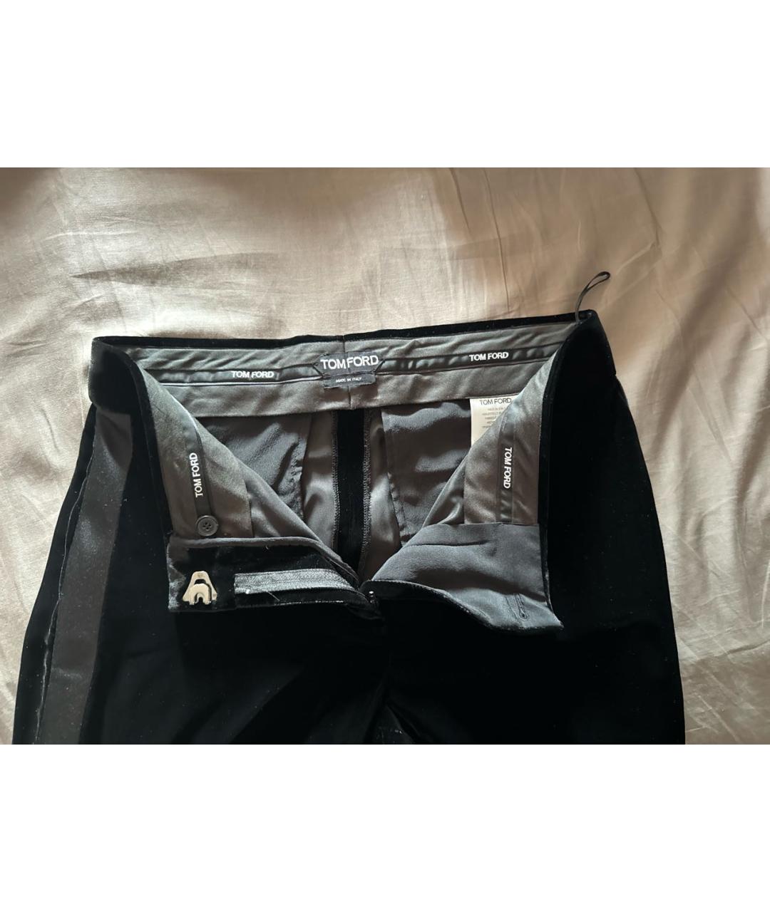 TOM FORD Черные брюки узкие, фото 3