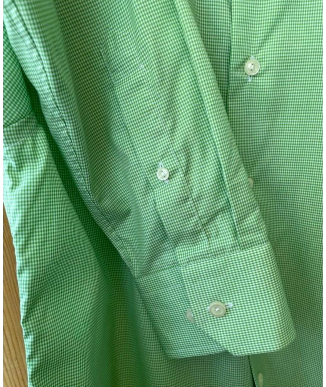 ETON Зеленая хлопковая классическая рубашка, фото 2
