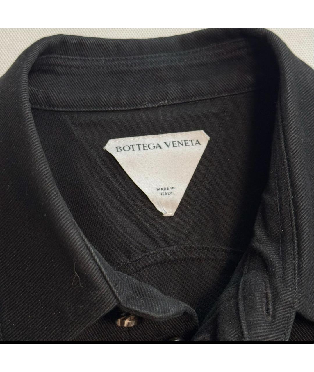 BOTTEGA VENETA Черная кэжуал рубашка, фото 3