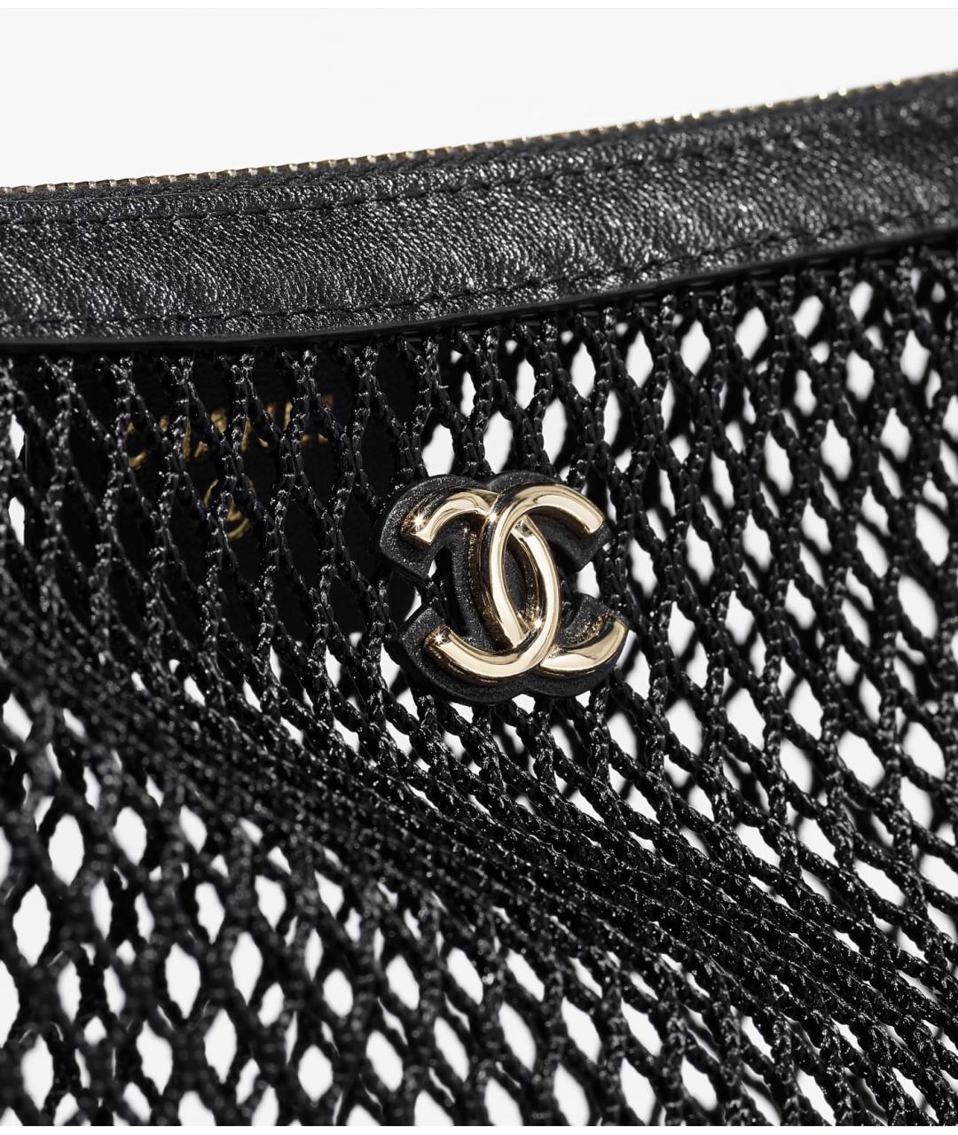 CHANEL Черная кожаная сумка через плечо, фото 4
