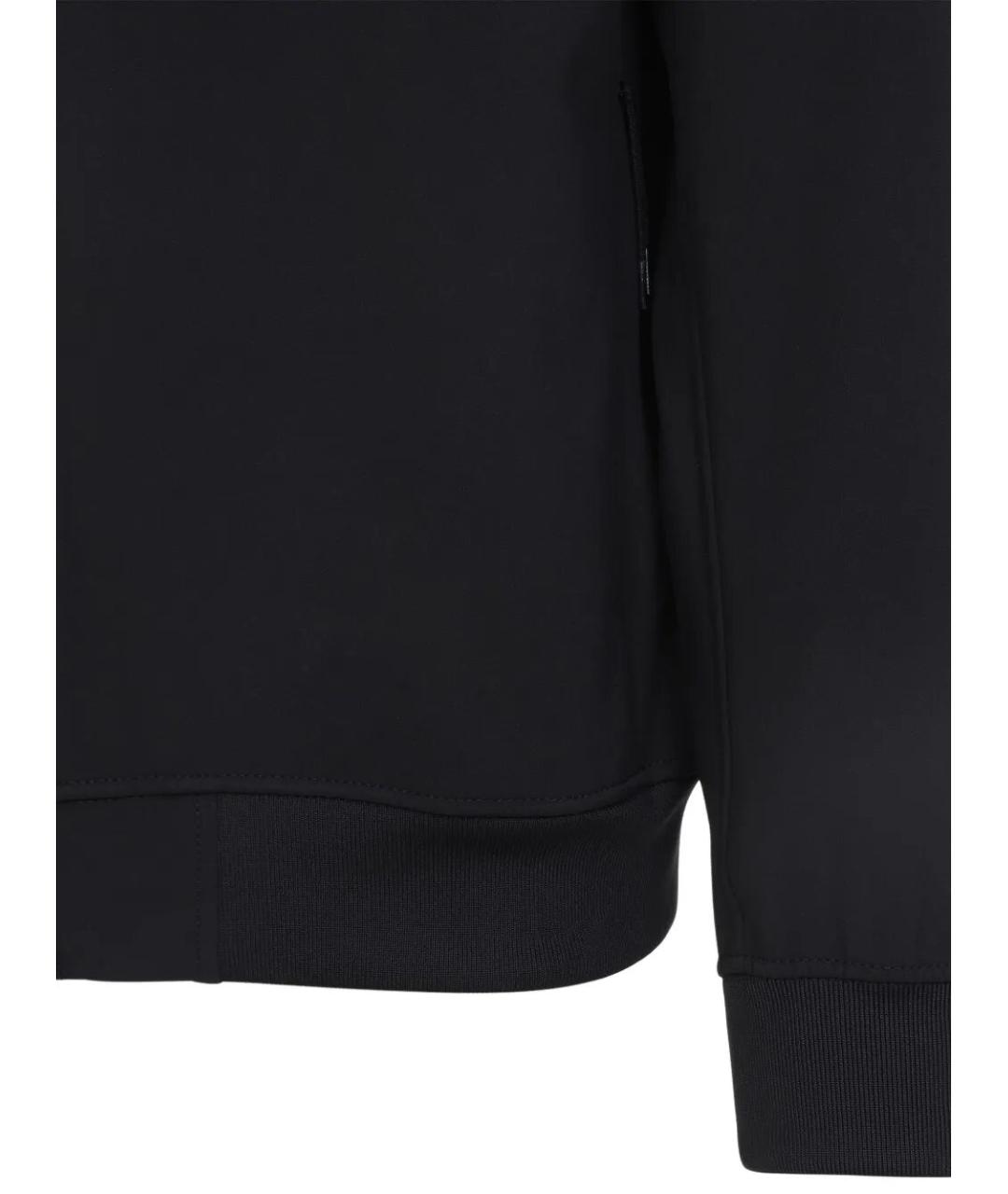 STONE ISLAND Черная полиэстеровая куртка, фото 3