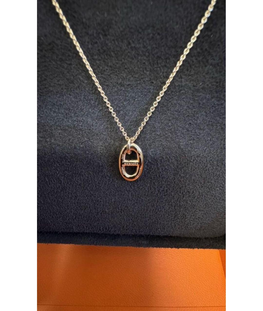HERMES Золотая подвеска из розового золота, фото 3
