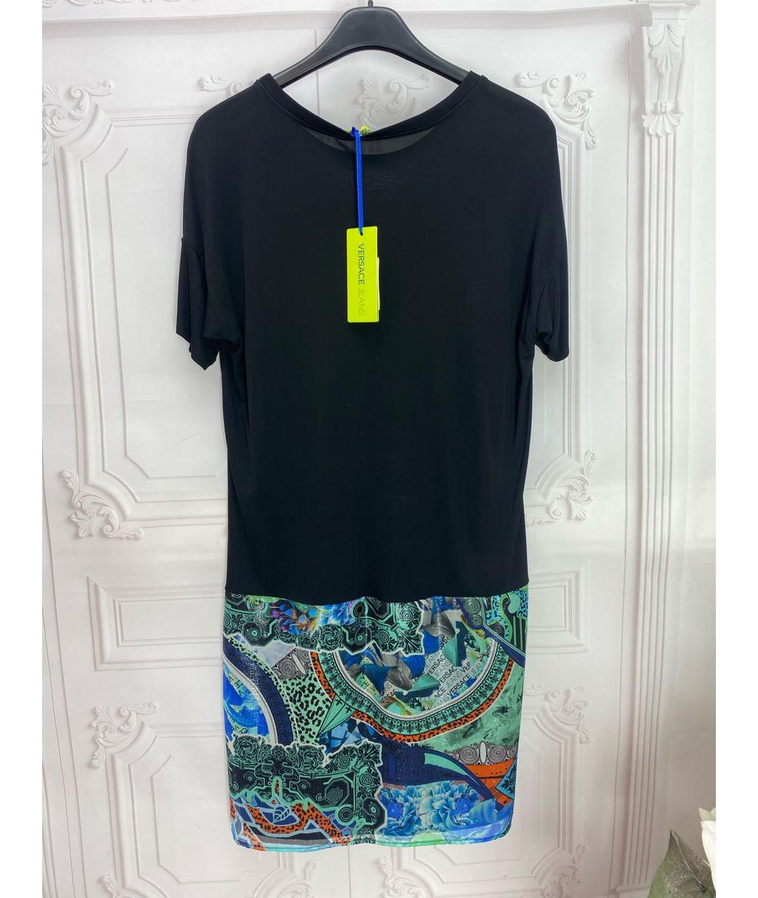 VERSACE JEANS COUTURE Мульти вискозное повседневное платье, фото 2