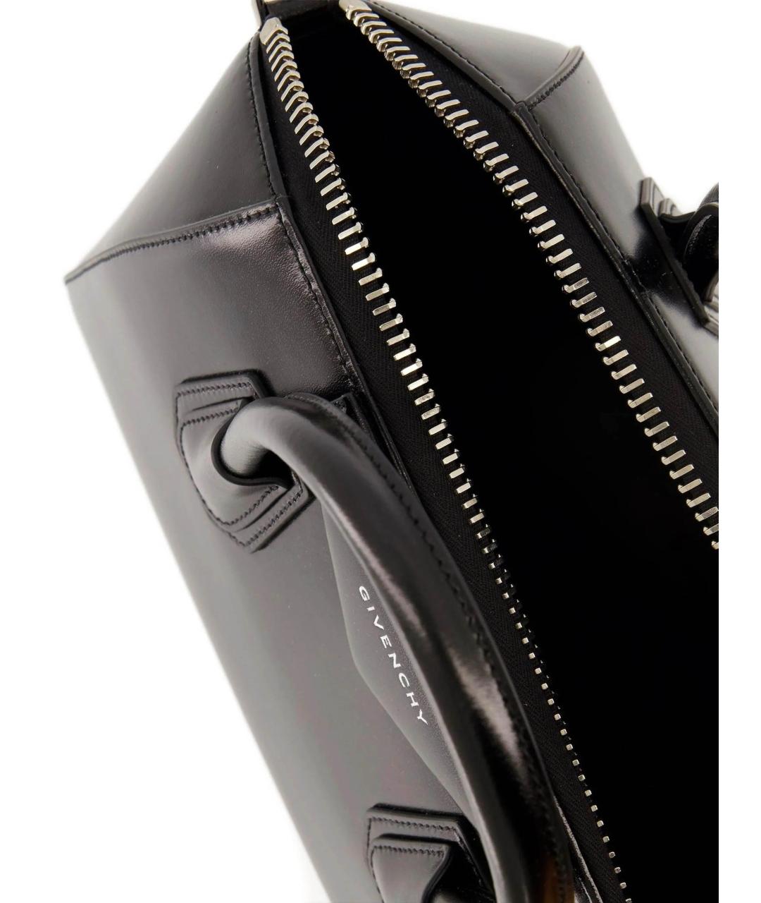 GIVENCHY Черная кожаная сумка тоут, фото 4