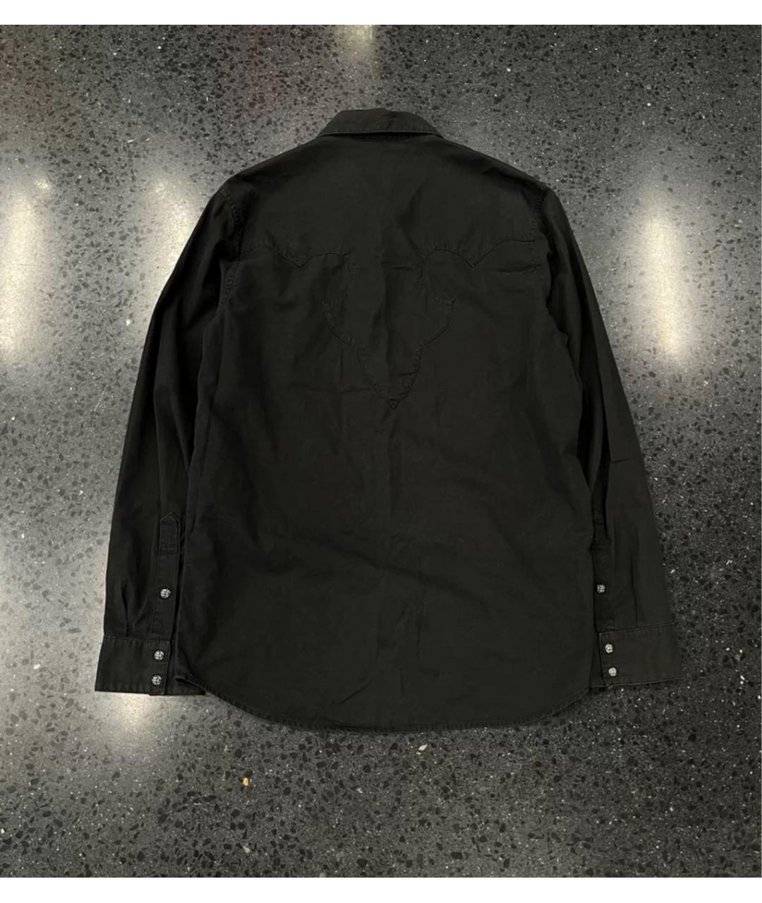 CHROME HEARTS Черная кэжуал рубашка, фото 2