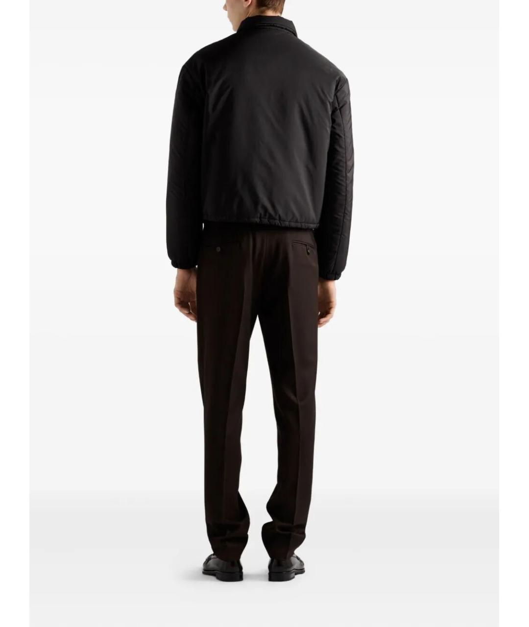 PRADA Черная полиамидовая куртка, фото 4