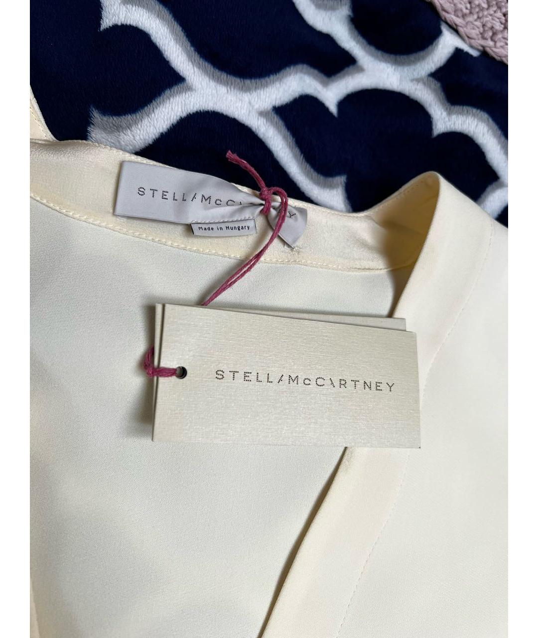 STELLA MCCARTNEY Бежевое вискозное коктейльное платье, фото 5