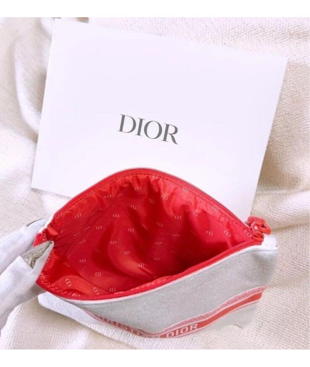 CHRISTIAN DIOR Белая косметичка, фото 2
