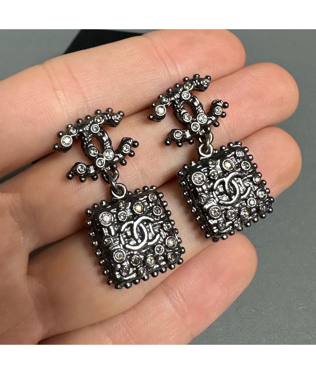 CHANEL Металлические серьги, фото 5