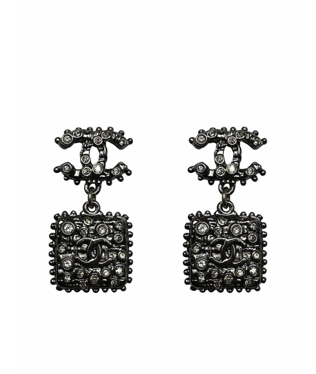 CHANEL Металлические серьги, фото 1