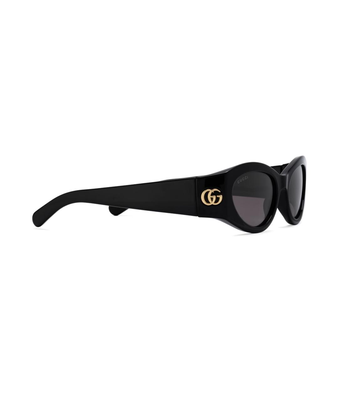 GUCCI Черные пластиковые солнцезащитные очки, фото 2