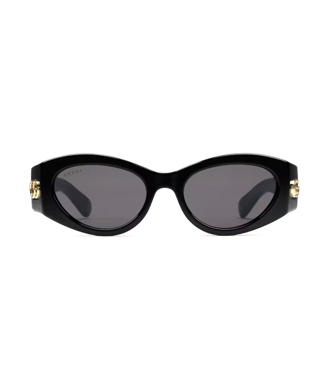 GUCCI Черные пластиковые солнцезащитные очки, фото 1
