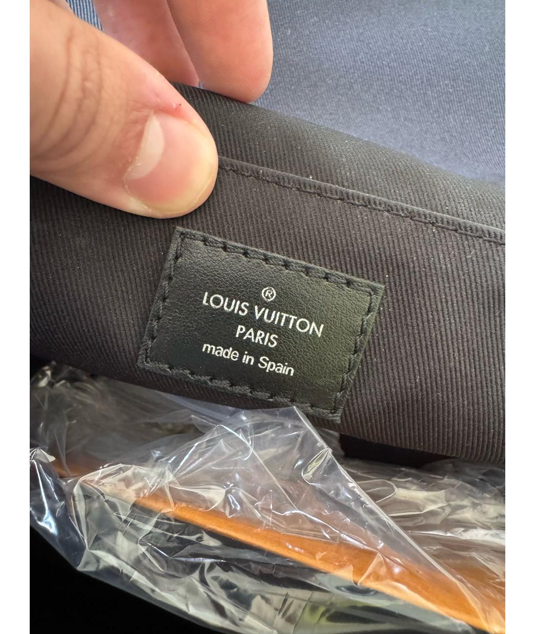 LOUIS VUITTON Черная сумка на плечо, фото 8