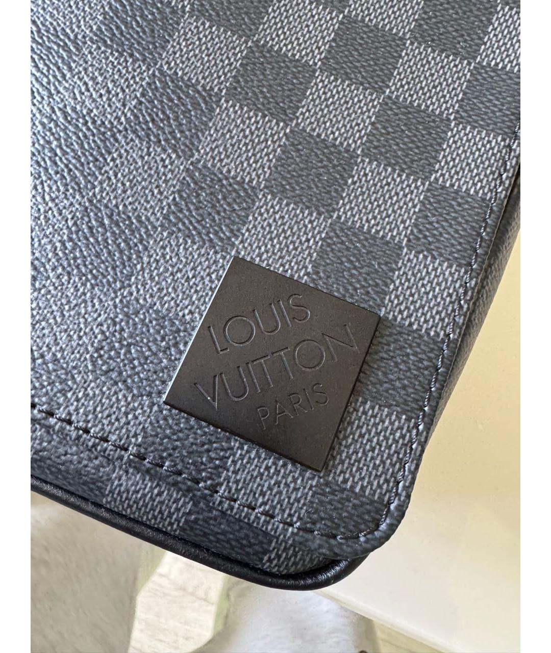 LOUIS VUITTON Черная сумка на плечо, фото 6