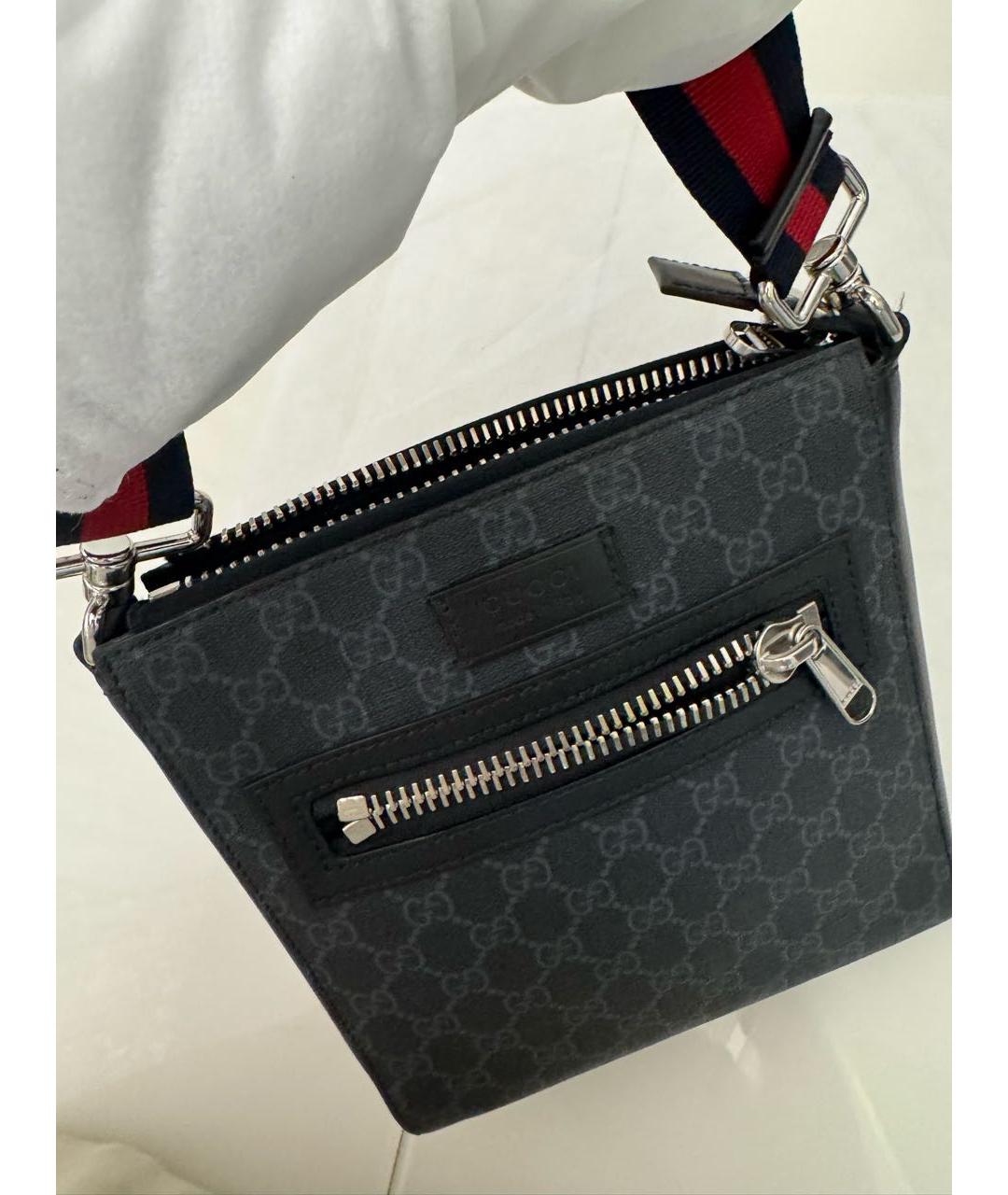 GUCCI Черная сумка на плечо, фото 6