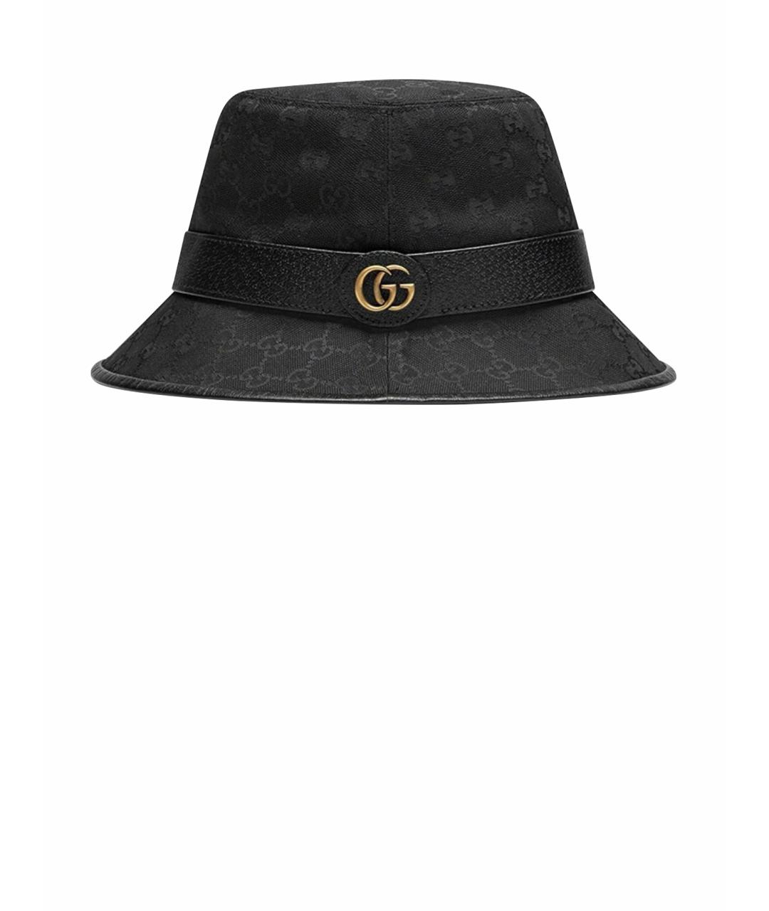 GUCCI Черная хлопковая шляпа, фото 1