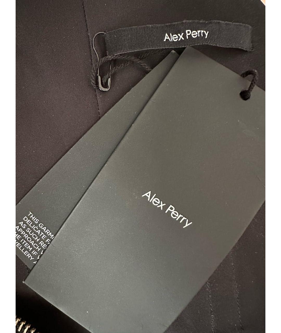 ALEX PERRY Черное полиэстеровое вечернее платье, фото 4
