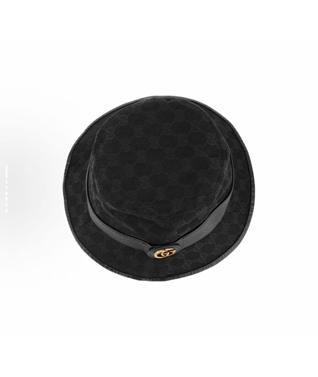 GUCCI Черная хлопковая шляпа, фото 7