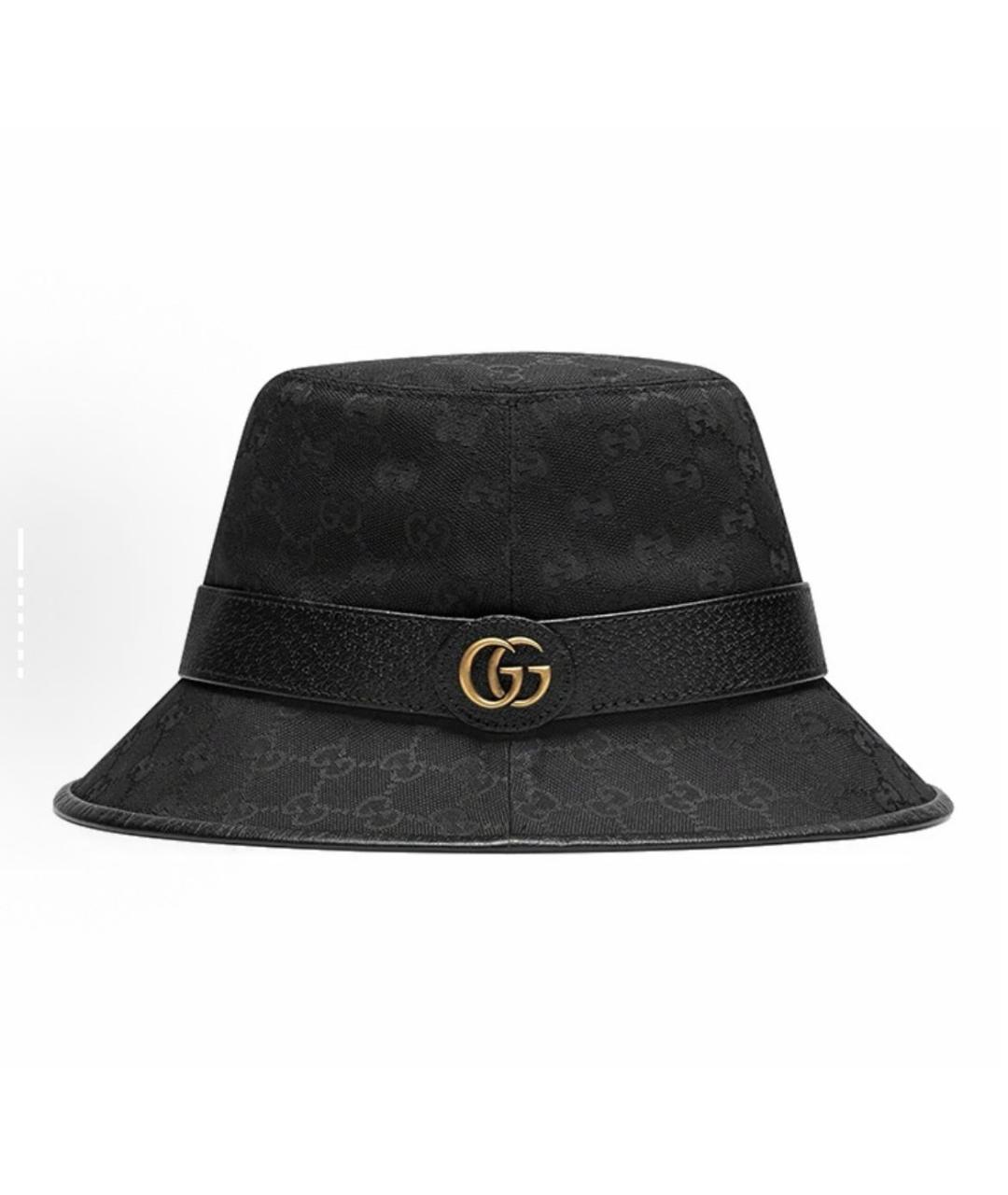 GUCCI Черная хлопковая шляпа, фото 8