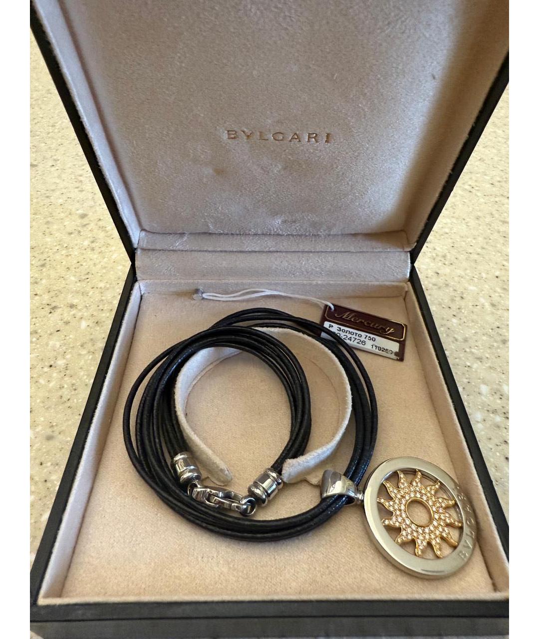 BVLGARI Золотая подвеска из желтого золота, фото 4
