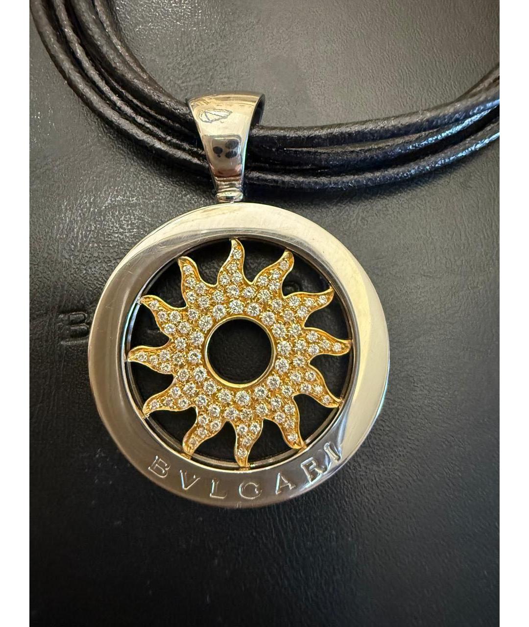 BVLGARI Золотая подвеска из желтого золота, фото 6