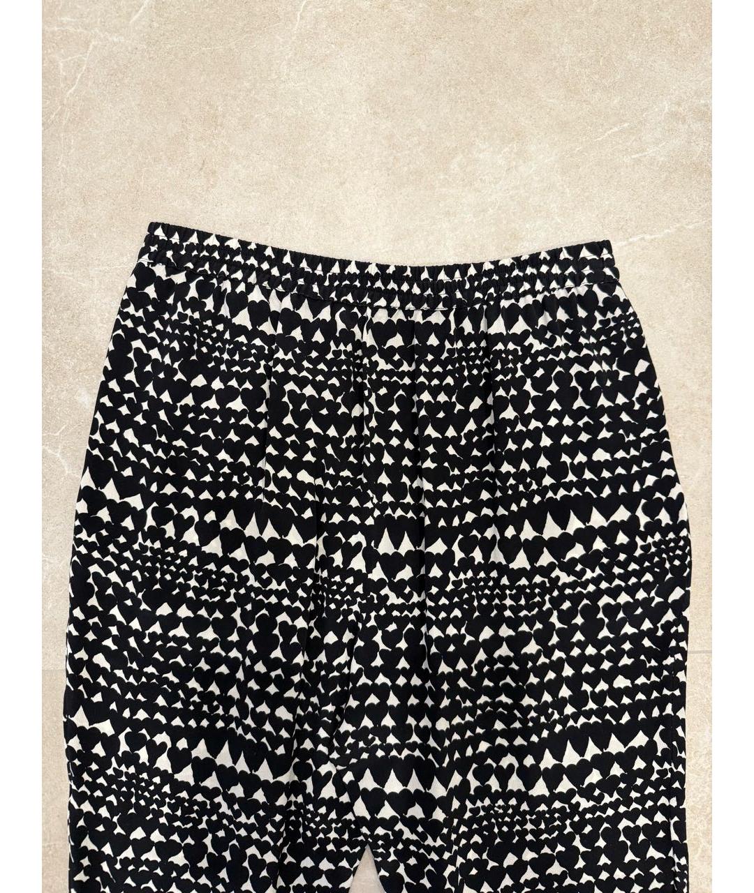 STELLA MCCARTNEY Черные шелковые прямые брюки, фото 3