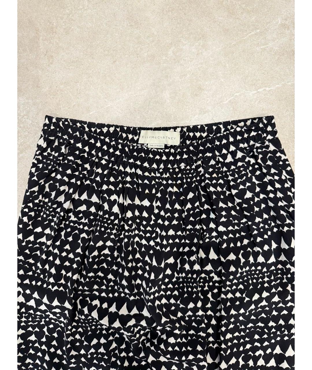 STELLA MCCARTNEY Черные шелковые прямые брюки, фото 4