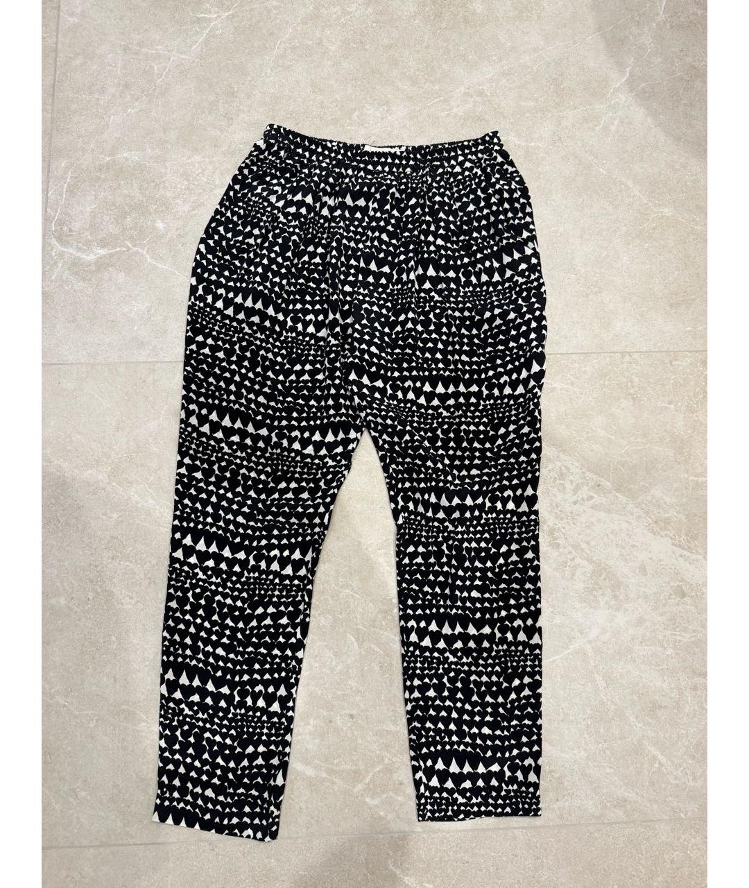 STELLA MCCARTNEY Черные шелковые прямые брюки, фото 7